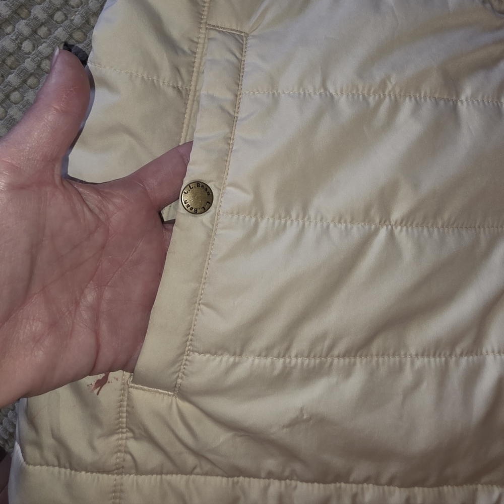 LL Bean Colorblock Puffer Vest Vintage Size Medium - Picture 6 of 8